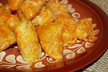 Sarmale cu varza murata si pasat de porumb (de post)