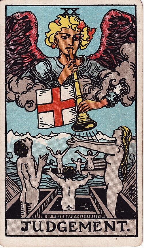 Cartea de tarot Judecata (Rider-Waite-Smith)