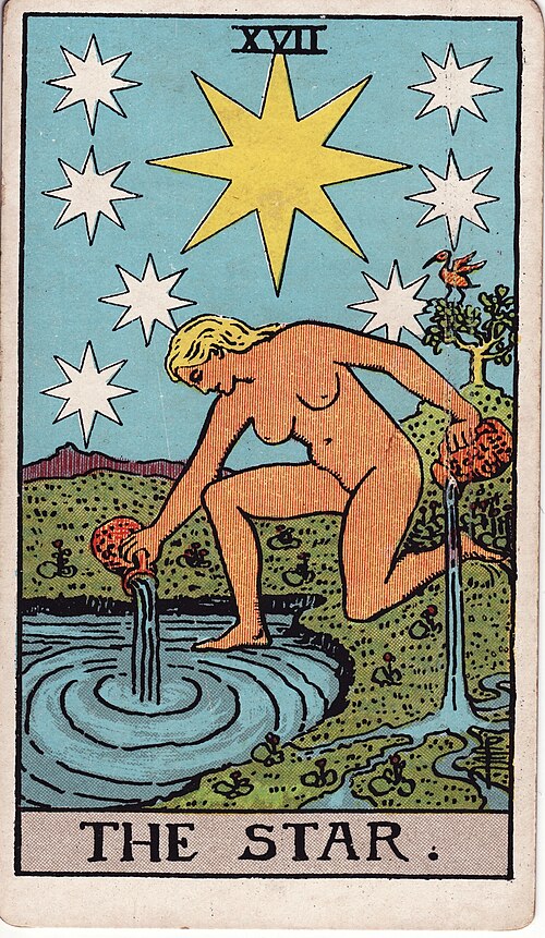 Cartea de tarot Steaua (Rider-Waite-Smith)